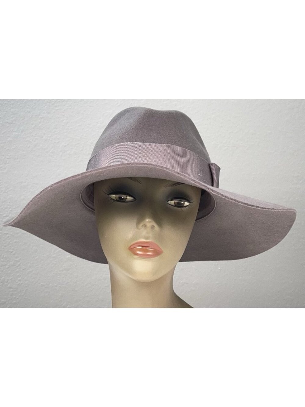 BRIXTON 100% Wool Felt Medium 7-1/4 58cm Gray Western Cowboy Fedora HAT EUC